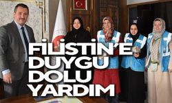 ÖĞRENCİLERDEN FİLİSTİN'E DESTEK