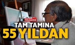 55 YILDIR EN YAKIN ARKADAŞI RESİM TUVALİ OLDU