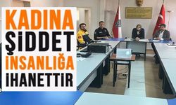 KADINA YÖNELİK ŞİDDETLE MÜCADELE TOPLANTISI