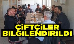ÇİFTÇİLERE YÖNELİK BİLGİLENDİRME EĞİTİMİ