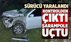 YAĞIŞ KAZAYI BERABERİNDE GETİRDİ: 1 YARALI