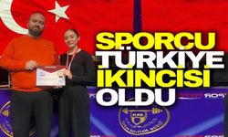 BİLECİKLİ SPORCU TÜRKİYE İKİNCİSİ OLDU