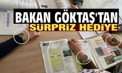 BAKAN GÖKTAŞ'TAN KORUMA ALTINDAKİ ÇOCUKLARA HEDİYE