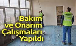 KÖY KONAKLARINA BAKIM VE ONARIM YAPILDI