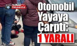 OTOMOBİLİN ÇARPTIĞI YAYA YARALANDI