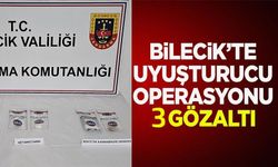 UYUŞTURUCU OPERASYONU: 3 ŞÜPHELİYE SORUŞTURMA