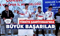 KARATE TÜRKİYE ŞAMPİYONASI'NDA DERECELER GELDİ