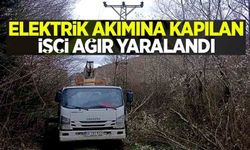 ELEKTRİK AKIMINA KAPILAN İŞÇİ AĞIR YARALANDI