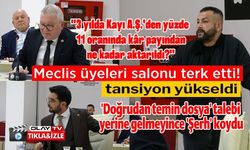 ÜYELERİN İSTEDİĞİ 'İHALE VE DOĞRUDAN TEMİN DOSYALARI' GELMEMESİ TARTIŞMASI MECLİSE TAŞINDI