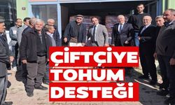 240 TORBA YAĞLIK AYÇİÇEĞİ TOHUMU ÜRETİCİLERE DAĞITILDI