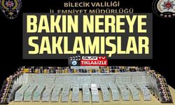 TIRIN GİZLİ BÖLGESİNE SAKLANMIŞ 846 PAKET KAÇAK SİGARA ELE GEÇİRİLDİ, 2 ŞÜPHELİ YAKALANDI