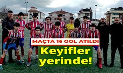 BİR MAÇTA FİLELER 16 KEZ HAVALANDI