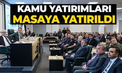 KAMU YATIRIMLARI MASAYA YATIRILDI