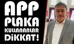 BAŞKAN AYDENİZ'DEN PLAKA DÜZENLEMESİ AÇIKLAMASI