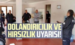 ESNAFA DOLANDIRICILIK VE HIRSIZLIK UYARISI