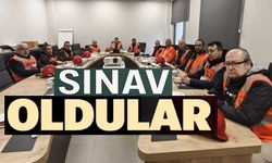OPERATÖRLÜK SINAVLARI YAPILDI