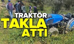 TRAKTÖR KAZASI; 1 YARALI