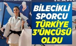 BİLECİKLİ SPORCU TÜRKİYE 3'ÜNCÜSÜ OLDU