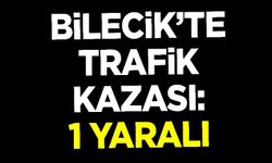 MOTOSİKLET KAZASI; 1 YARALI