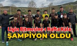 LİGİN BİTMESİNE 1 HAFTA KALA ŞAMPİYONLUĞUNU İLAN ETTİ