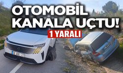 SÜRÜCÜ KARŞI ŞERİTTEN GELEN OTOMOBİLE ÇARPTI: 1 YARALI