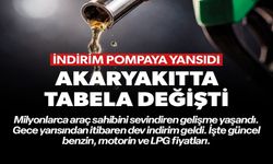 AKARYAKITTA TABELA DEĞİŞTİ