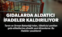GIDALARDA ALDATICI İFADELER KALDIRILIYOR