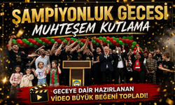 ŞAMPİYONLUK GECESİNCE MUHTEŞEM KUTLAMA