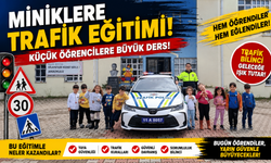 BİLECİK'TE MİNİKLERE TRAFİK EĞİTİMİ