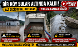 BİLECİK'TE BİR KÖY ADETA SULAR ARTINDA KALDI