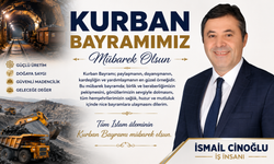 İSMAİL CİNOĞLU'NDAN KURBAN BAYRAMI MESAJI