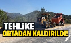 TEHLİKELİ YOL GENİŞLETİLDİ