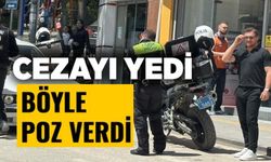 21 BİN TL CEZA YEDİ, GÜLEREK POZ VERDİ