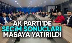 AK PARTİ'DE HAFTALIK İL YÖNETİM KURULU TOPLANTISI YAPILDI