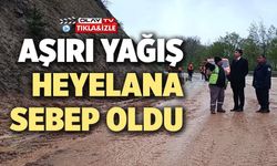 SAĞANAK YAĞIŞ SONRASI HEYELAN
