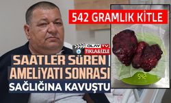 BOYNUNDAKİ 542 GRAMLIK KİTLE BAŞARIYLA ÇIKARILDI