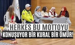 TRAFİKTE HAYAT KURTARAN KURALLAR ANLATILDI