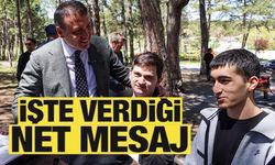 VALİ SÖZER, YKS ÖNCESİ ÖĞRENCİLERLE BULUŞTU
