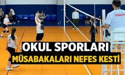 LİSELER ARASI VOLEYBOL MÜSABAKASI NEFES KESTİ