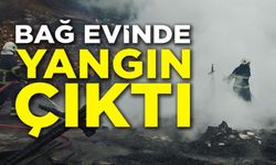 BAĞ EVİNDE YANGIN