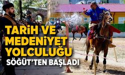 81 İLDEN GELEN ÖĞRENCİLER SÖĞÜT'TE TARİHİ ALANLARI GEZDİ