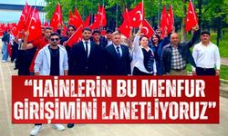 ODTÜ'DE BAYRAK SALDIRISINA TEPKİ: BİLECİK'TE 350 KİŞİLİK YÜRÜYÜŞ