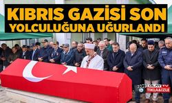 VEFAT EDEN KIBRIS GAZİSİ SON YOLCULUĞUNA UĞURLANDI