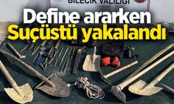 KAÇAK KAZI YAPAN 5 KİŞİ SUÇÜSTÜ YAKALANDI