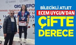 BİLECİKLİ SPORCUDAN TÜRKİYE ŞAMPİYONASI'NDA ÇİFTE DERECE