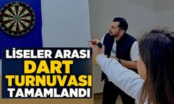 LİSELER ARASI DART TURNUVASI TAMAMLANDI