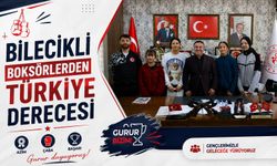 BİLECİKLİ BOKSÖRLERDEN TÜRKİYE DERECESİ
