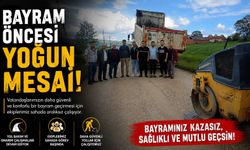 BAYRAM ÖNCESİ KÖY YOLLARINDA YOĞUN MESAİ