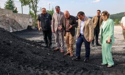 VALİ SÖZER'DEN YOL VE ASFALT TESİSLERİNE YAKIN TAKİP