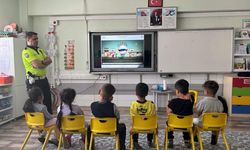 ÖĞRENCİLERE TRAFİK EĞİTİMİ VERİLDİ